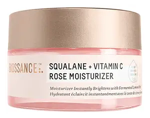 Biossance Squalane + Vitamin C Rose Moisturizer