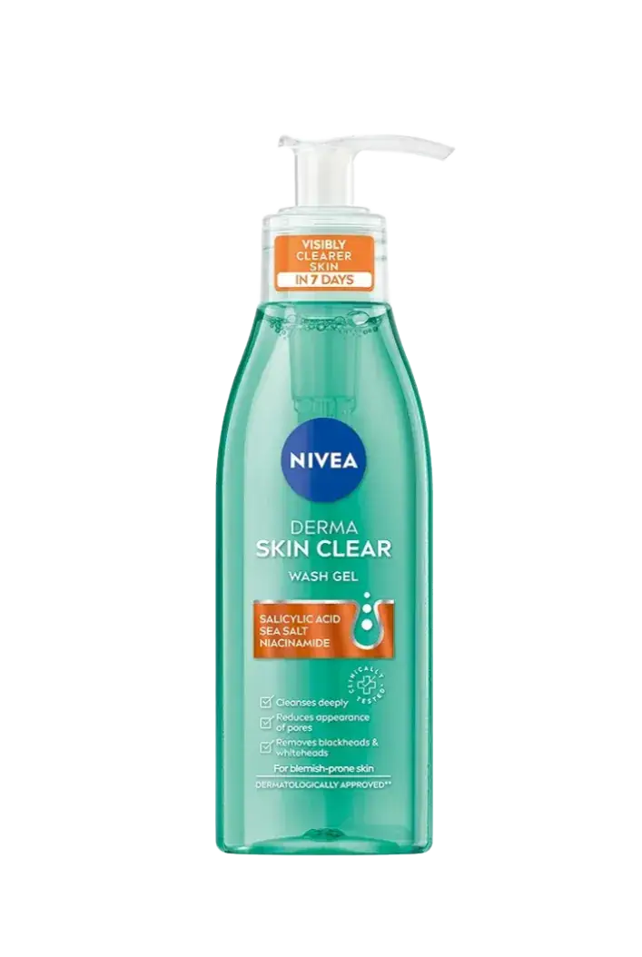 Nivea Derma Skin Clear Wash Gel