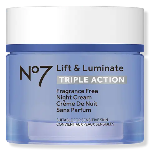 No7 Lift & Luminate Triple Action Night Cream Fragrance Free