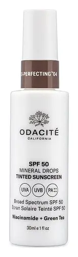 Odacité California SPF 50 Tinted Mineral Drops 04 Medium Deep