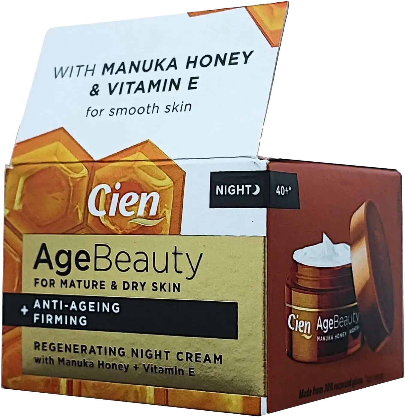 Cien Age Beauty Regenerating Night Cream With Manuka Honey + Vitamin E
