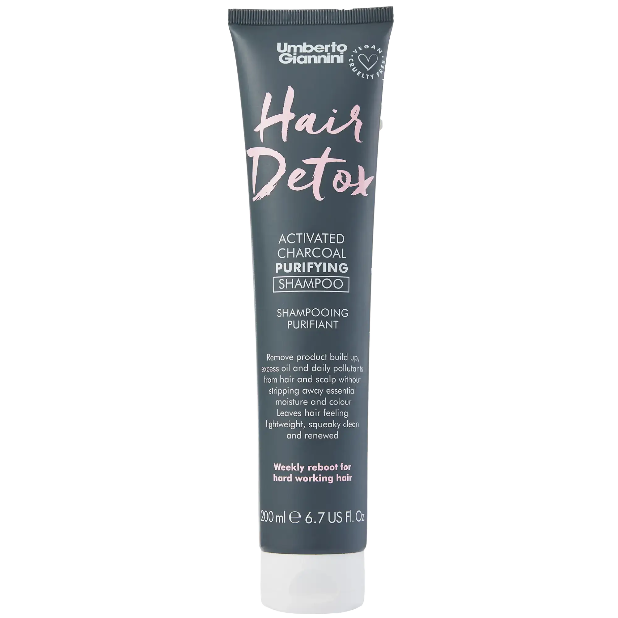 Umberto Giannini Hair Detox Activated Charcoal Purifying Shampoo