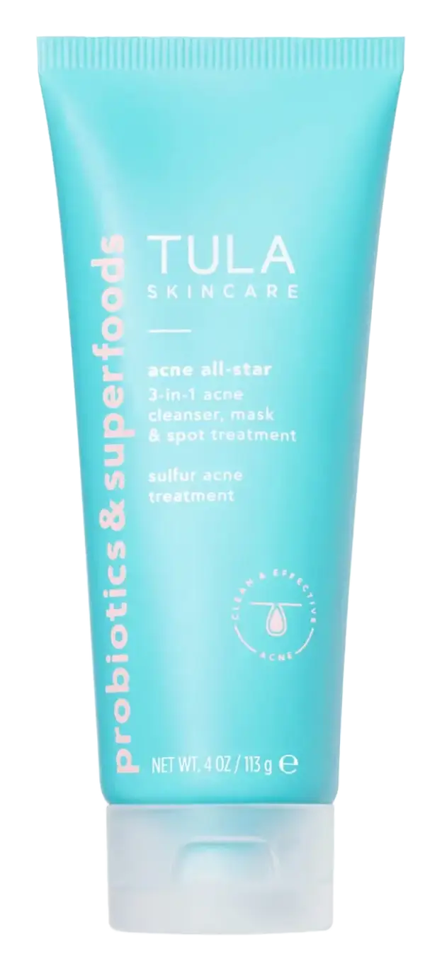 Tula Skincare Acne All Star 3-In-1 Acne Spot Treatment Cleanser & Mask