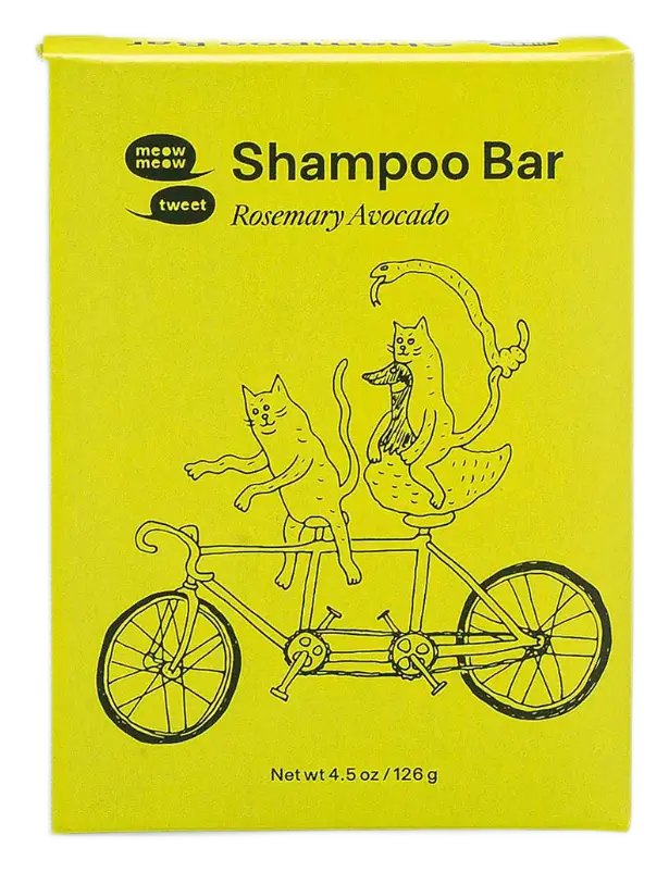 Meow Meow Tweet Shampoo Bar Rosemary Avocado