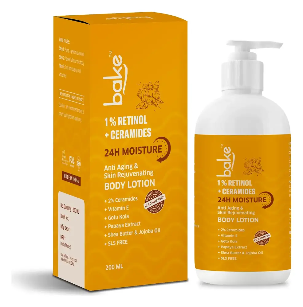 Bake 1% Retinol + Ceramides Body Lotion