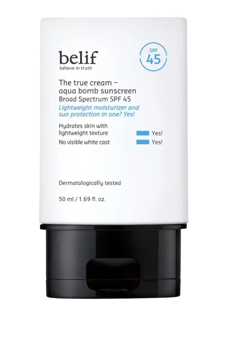 Belif The True Cream Aqua Bomb Sunscreen SPF 45