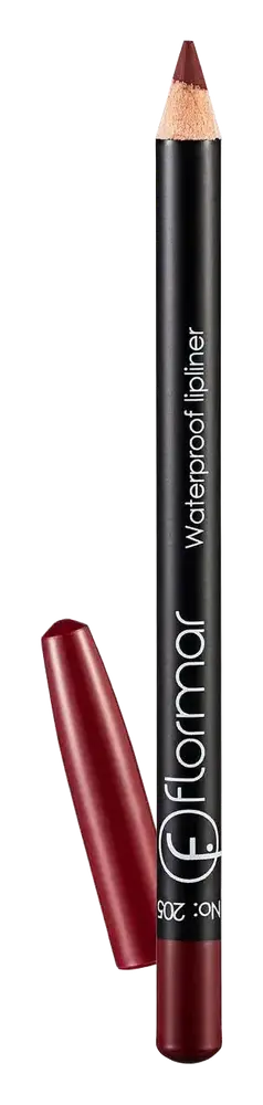 Flormar Waterproof Lipliner 205 Elegant Bordeaux