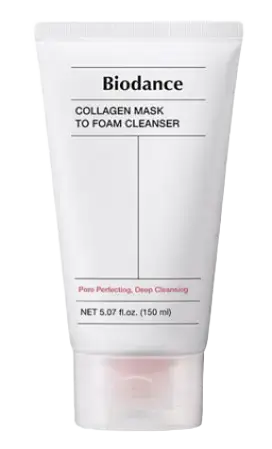 Biodance Collagen Mask To Foam Cleanser