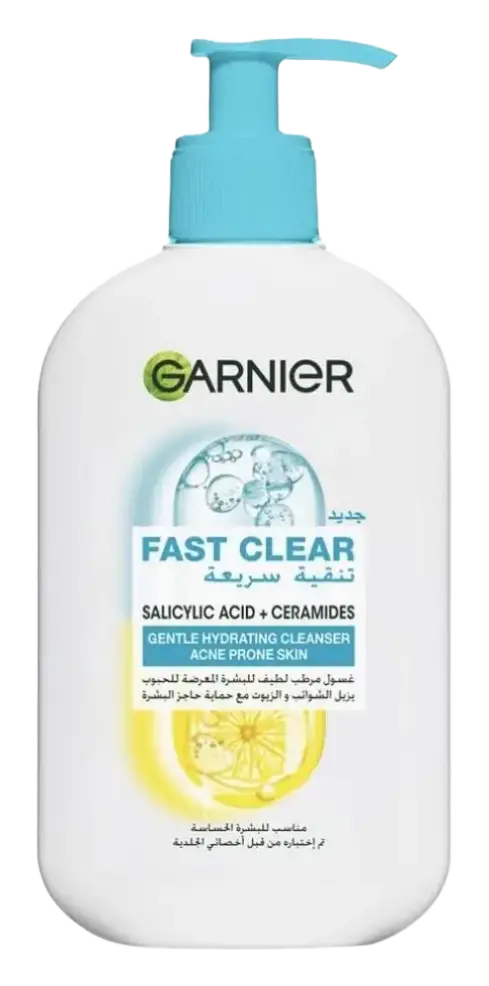 Garnier Fast Clear Gentle Hydrating Cleanser
