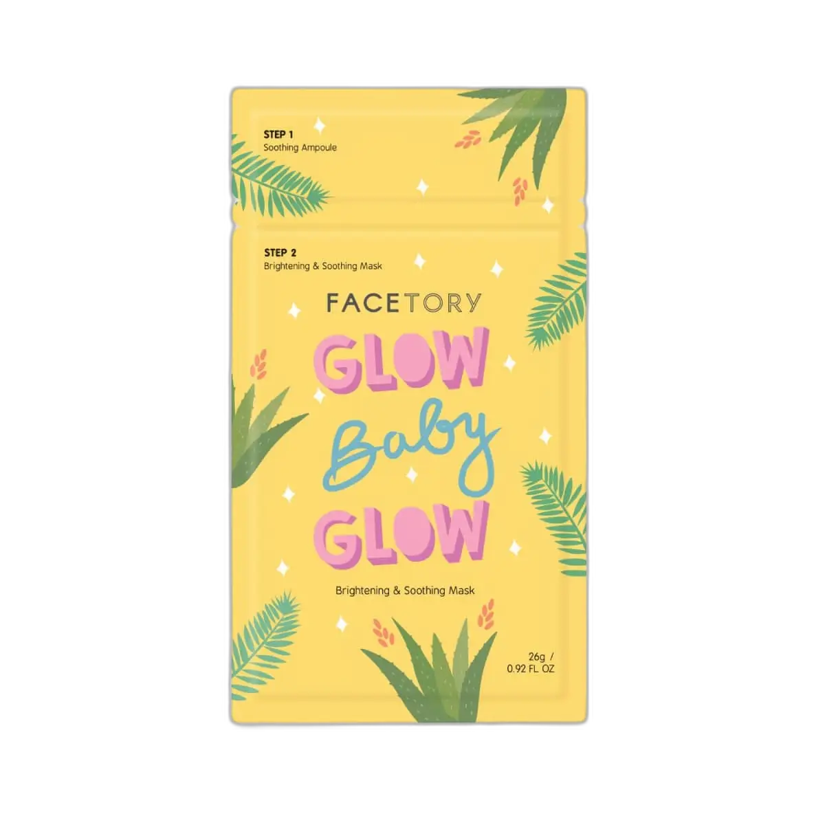 Facetory Glow Baby Glow 2-Step Sheet Mask