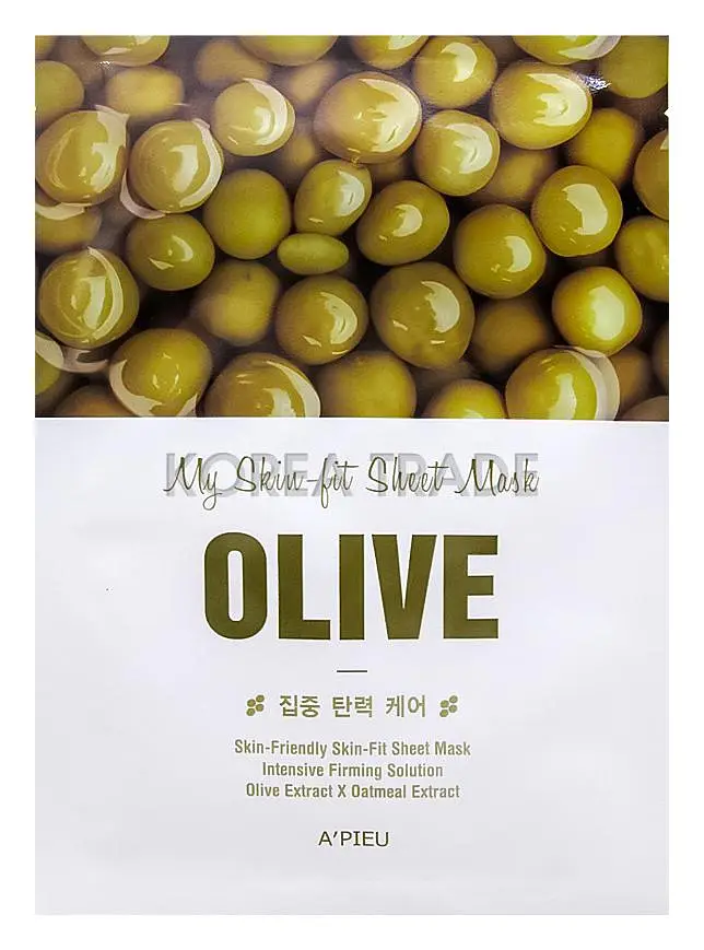 A'Pieu My Skin-Fit Sheet Mask Olive