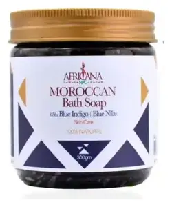 Africana NPC Africana Moroccan Bath Soap Blue Indigo