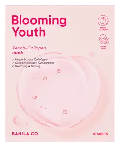Banila Co Blooming Youth Peach Collagen Mask