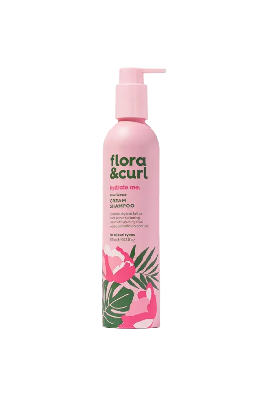 Flora & Curl Rose Water Cream Shampoo