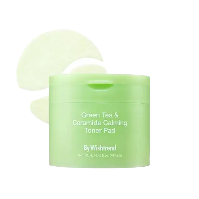 By WishTrend Green Tea & Ceramide Calming Toner Pad