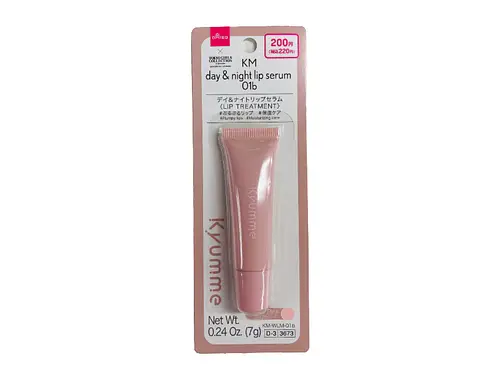 Daiso Kyumme Day & Night Lip Serum 01b Clear Pink