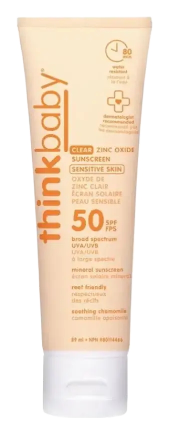 Think Sun Baby SPF 50+ Baby Clear Zinc Sunscreen For Sensitive Skin