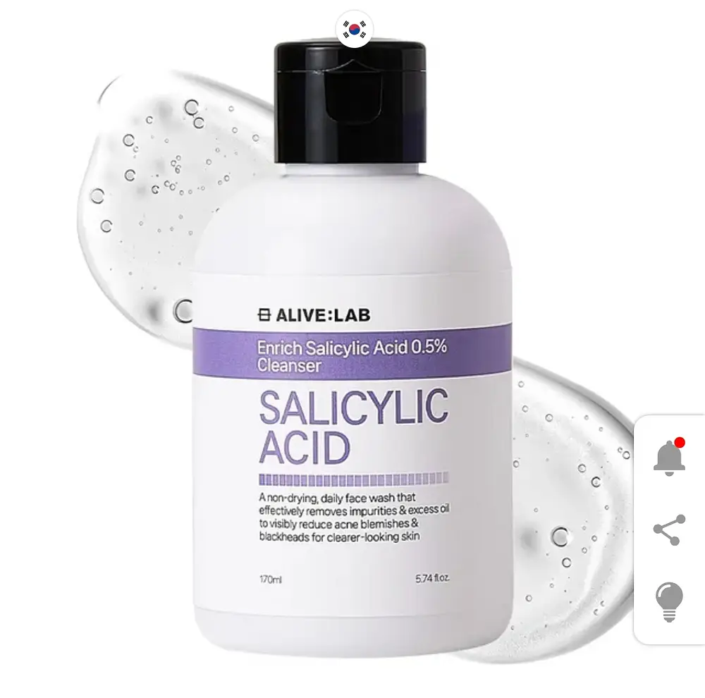 ALIVE:LAB Enrich Salicylic Acid 0.5% Cleanser