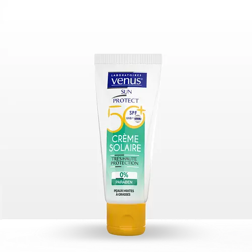 laboratoires venus Crème Solaire Tres Haute Protection SPF 50+ Peaux Mixtes A Grasses