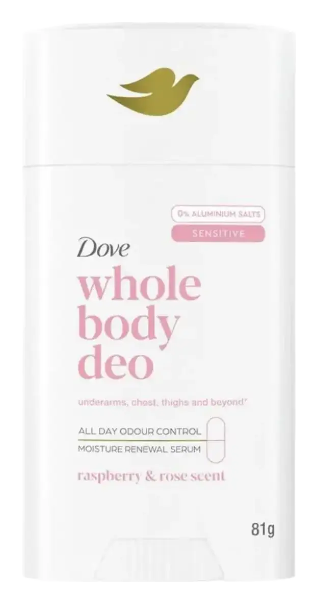 Dove Whole Body Deo Stick Raspberry & Rose