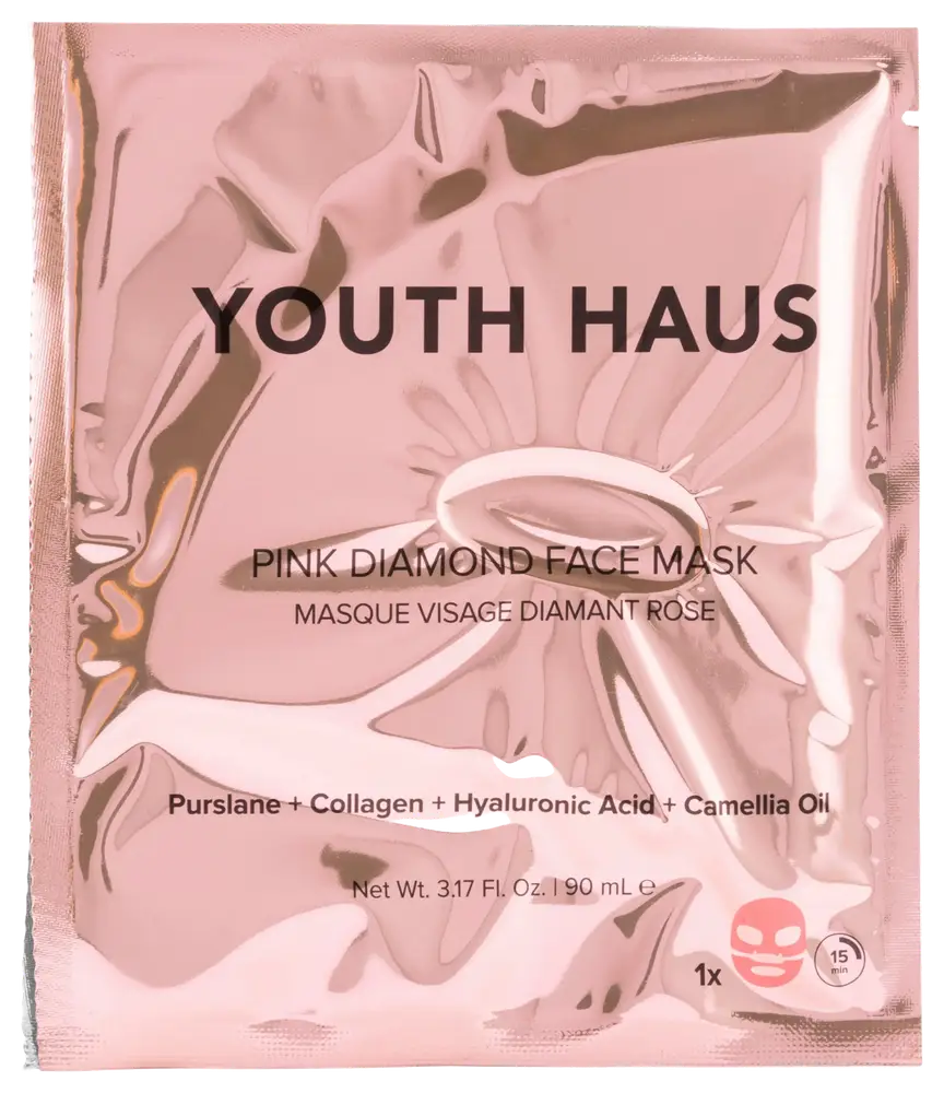 Skin Gym Youth Haus Pink Diamond Face Mask