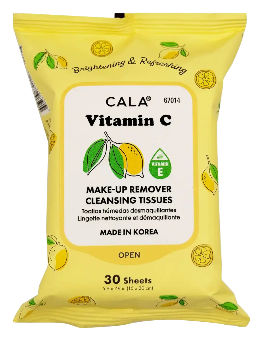 Cala Make-Up Remover Cleansing Tissues Vitamin C