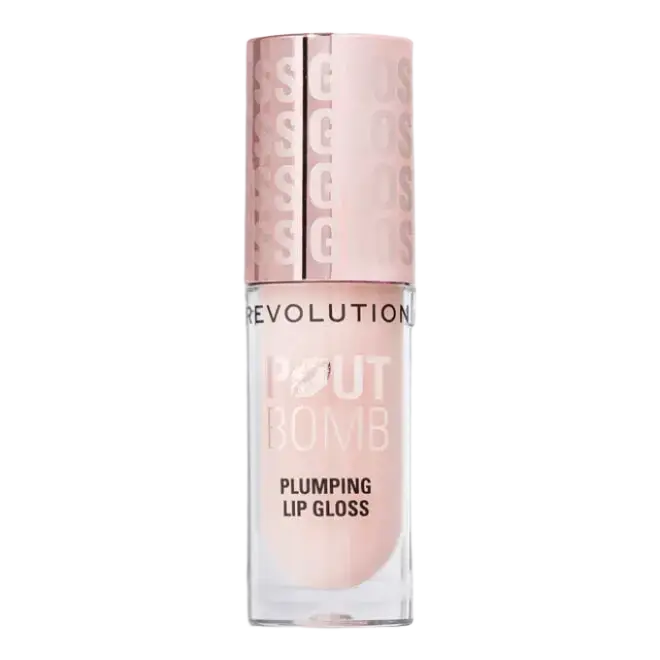 Revolution Beauty Pout Bomb Plumping Lip Gloss Milky Sheer Holo
