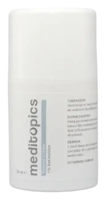 Meditopics Retinol Crème 1% Retinoïden - Retinol Cream 1% Retinoids Extra Strong