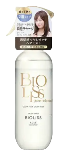 Bioliss Pure Retouch Glow Hair Oil In Mist