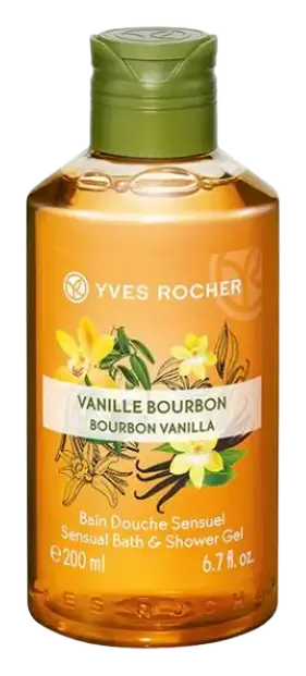 Yves Rocher Bourbon Vanilla Sensual Bath & Shower Gel USA