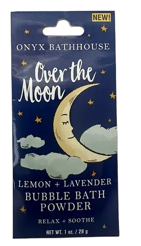 Onyx Professional Bubble Bath Powder Over The Moon (Lemon + Lavender)
