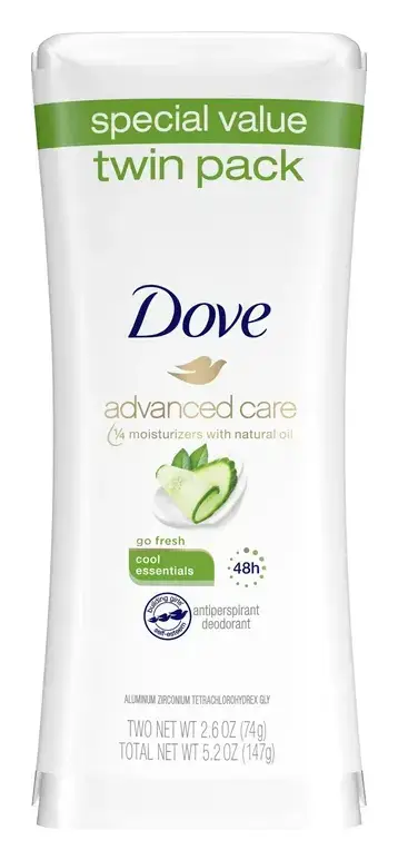 Dove Advanced Care Antiperspirant Deodorant Stick Cool Essentials