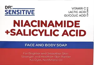 Dr. Sensitive Niacinamide + Salicylic Acid Face And Body Soap