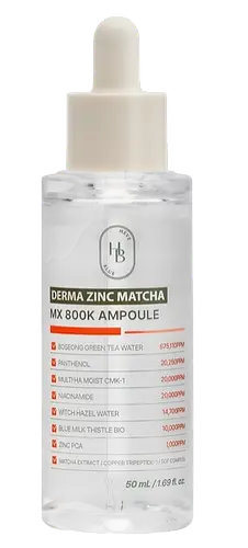 Heveblue Derma Zinc Matcha Mx 800k Ampoule