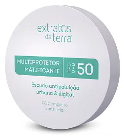 Extratos da Terra Multiprotetor Matificante Pó Compacto FPS 50