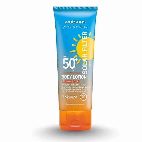 Watsons Very High Protection Solar Filter Body Lotion SPF 50+ PA++++