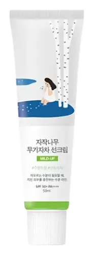 Round Lab Birch Juice Moisturizing Mild-Up Sun Cream SPF 50+ PA++++