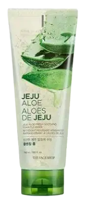 The Face Shop Jeju Aloe Fresh Soothing Foam Cleanser