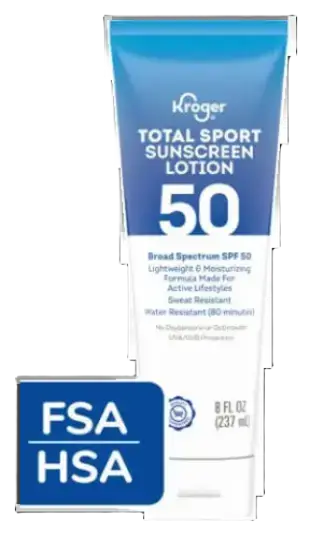 Kroger Total Sport Sunscreen Lotion Broad Spectrum SPF 50
