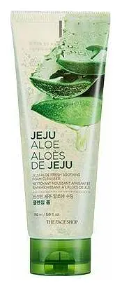 The Face Shop Jeju Aloe Fresh Soothing Foam Cleanser