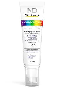 Newdermis High Protection Invisible Anti-Aging Gel Cream SPF 50+