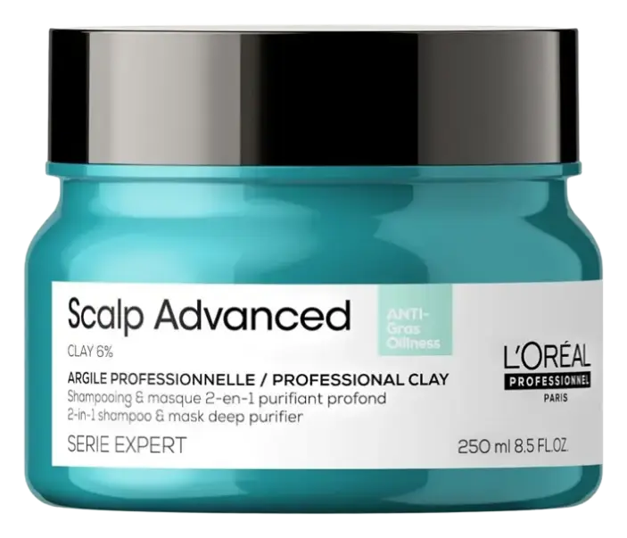 L'Oréal Professionnel Scalp Advanced Professional Clay 2 In 1 Shampoo & Mask Deep Purifier