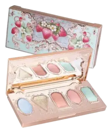 Flower Knows Strawberry Rococo 5 Color Eyeshadow Palette 05 Creamy Macarons