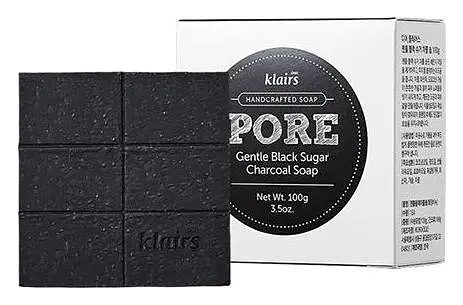 Dear, Klairs Gentle Black Sugar Charcoal Soap