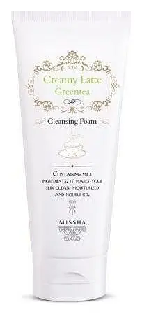 Missha Creamy Latte Green Tea Cleansing Foam