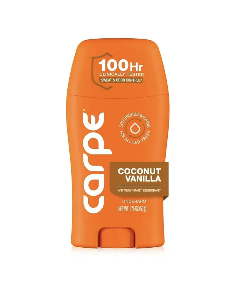Carpe Antiperspirant Underarm Deodorant Coconut Vanilla