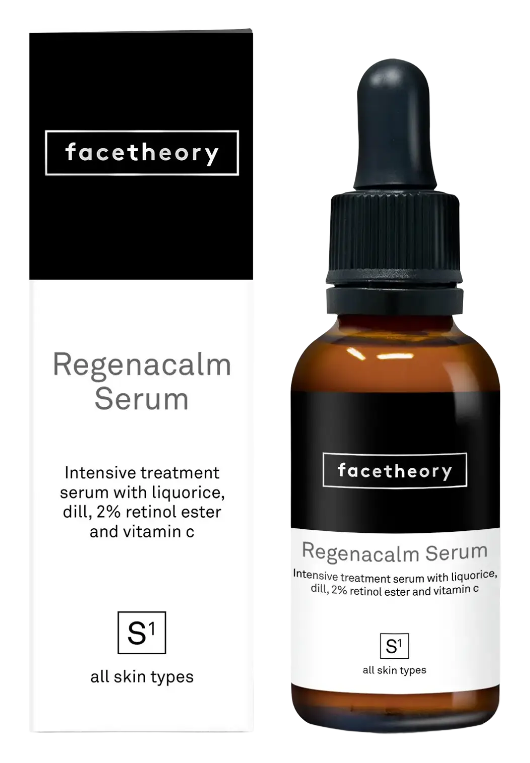 FaceTheory Regenacalm 2% Retinol and Vitamin C Serum S1
