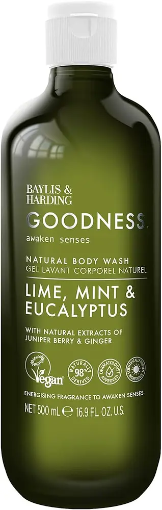Baylis & Harding Goodness Natural Body Wash Lime, Mint & Eucalyptus