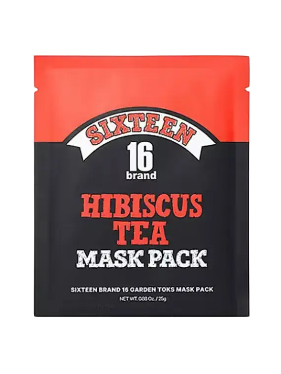 16brand Garden Toks Mask Pack Hibiscus Tea