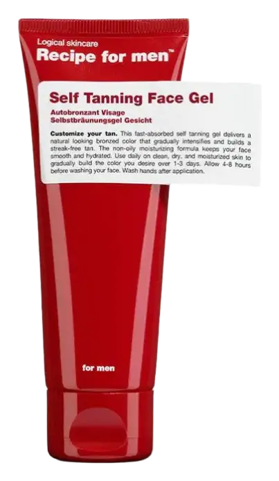 Recipe For men Self Tanning Face Gel